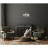Lampa wisząca pojedyncza Parola PND-3636-1-BRO-SG złota Italux