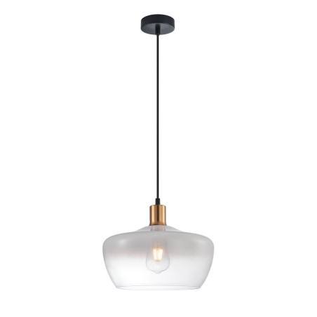 Lampa wisząca pojedyncza Parola PND-3636-1-BRO-W złota Italux