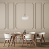 Lampa wisząca pojedyncza Parola PND-3636-1-BRO-W złota Italux
