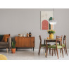 Lampa wisząca pojedyncza Parola PND-3636-1-BRO-W złota Italux
