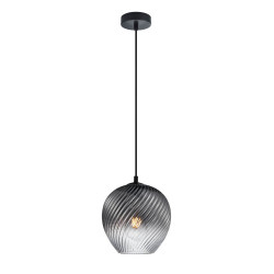 Lampa wisząca pojedyncza Alias PND-3664-1-BK-SG czarna Italux