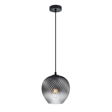 Lampa wisząca pojedyncza Alias PND-3664-1-BK-SG czarna Italux