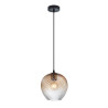 Lampa wisząca pojedyncza Alias PND-3664-1-BRO-AMB czarna Italux