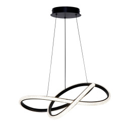 Lampa wisząca Almera PND-64728-BK czarna Italux