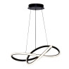 Lampa wisząca Almera PND-64728-BK czarna Italux