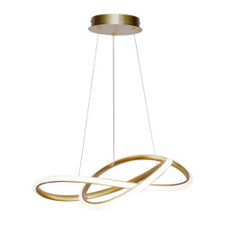 Lampa wisząca Almera PND-64728-GD złota Italux