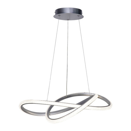 Lampa wisząca Almera PND-64728-SILV srebrna Italux