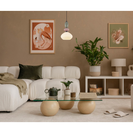 Lampa wisząca pojedyncza Altra PND-36787-1A-BK-WH czarna Italux