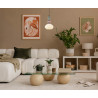 Lampa wisząca pojedyncza Altra PND-36787-1A-BK-WH czarna Italux
