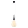 Lampa wisząca pojedyncza Altra PND-36787-1B-BK-WH czarna Italux