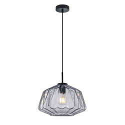 Lampa wisząca pojedyncza Antita PND-3644-1-BK-SG czarna Italux