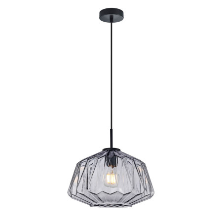 Lampa wisząca pojedyncza Antita PND-3644-1-BK-SG czarna Italux