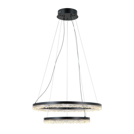 Lampa wisząca Barlo PND-34526-2L-BK czarny mat Italux