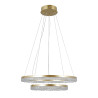 Lampa wisząca Barlo PND-34526-2L-GD złota Italux