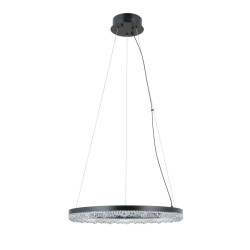 Lampa wisząca Barlo PND-34526-M-BK czarny mat Italux