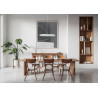 Lampa wisząca Barlo PND-34526-M-SILV srebrna Italux