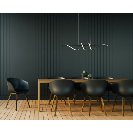 Lampa wisząca Bastelo PND-24154-BK czarna Italux