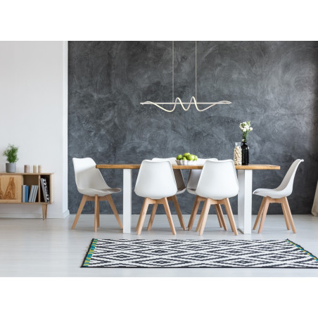 Lampa wisząca Bastelo PND-24154-WH biała Italux