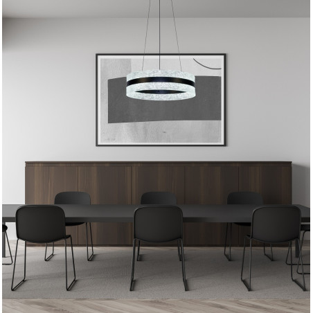 Lampa wisząca Blera PND-98273-BK czarna Italux