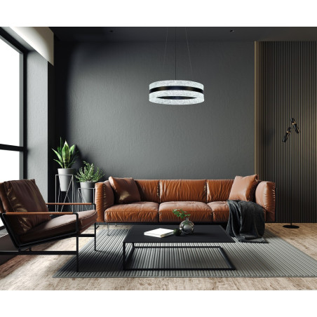 Lampa wisząca Blera PND-98273-BK czarna Italux