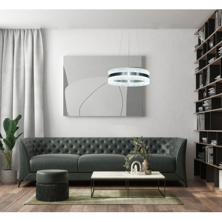 Lampa wisząca Blera PND-98273-SCHR satynowy chromowy Italux