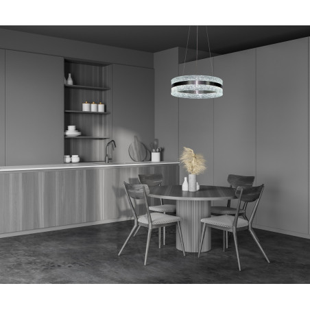 Lampa wisząca Blera PND-98273-SCHR satynowy chromowy Italux