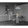 Lampa wisząca Blera PND-98273-SCHR satynowy chromowy Italux