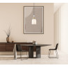 Lampa wisząca pojedyncza Bonata PND-36573-1B-BK-WH czarna Italux