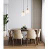 Lampa wisząca pojedyncza Bonata PND-36573-1B-BK-WH czarna Italux