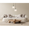 Lampa wisząca pojedyncza Bonata PND-36573-1C-BK-WH czarna Italux