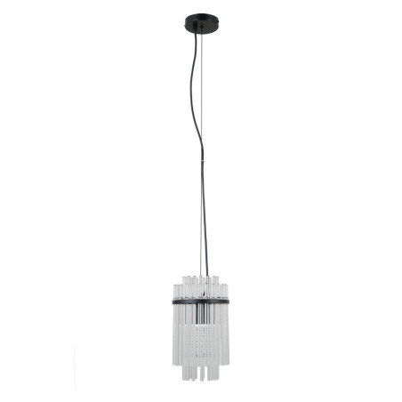 Lampa wisząca pojedyncza Bonte PND-40929-1A-BK czarny mat Italux