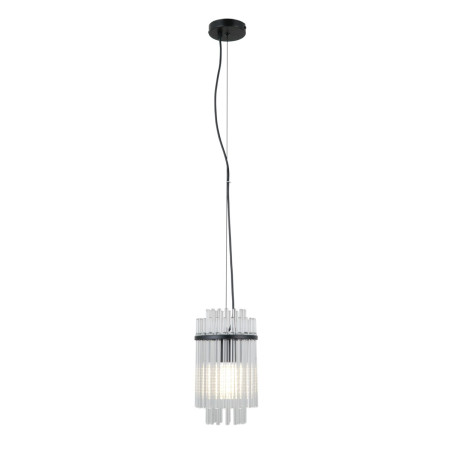 Lampa wisząca pojedyncza Bonte PND-40929-1A-BK czarny mat Italux