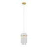 Lampa wisząca pojedyncza Bonte PND-40929-1A-GD złota Italux
