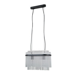Lampa wisząca podwójna Bonte PND-40929-2A-BK czarny mat Italux