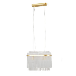Lampa wisząca podwójna Bonte PND-40929-2A-GD złota Italux
