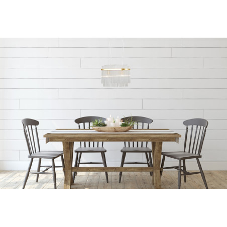 Lampa wisząca podwójna Bonte PND-40929-2A-GD złota Italux