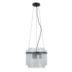 Lampa wisząca potrójna Bonte PND-40929-3A-BK czarny mat Italux