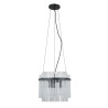 Lampa wisząca potrójna Bonte PND-40929-3A-BK czarny mat Italux
