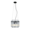 Lampa wisząca potrójna Bonte PND-40929-3A-BK czarny mat Italux