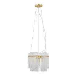 Lampa wisząca potrójna Bonte PND-40929-3A-GD złota Italux