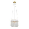 Lampa wisząca potrójna Bonte PND-40929-3A-GD złota Italux