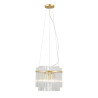 Lampa wisząca potrójna Bonte PND-40929-3A-GD złota Italux