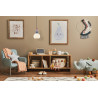 Lampa wisząca pojedyncza Domali PND-36816-1A-BK-WH czarna Italux