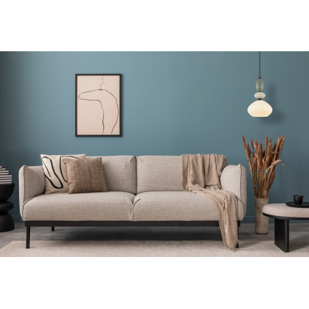 Lampa wisząca pojedyncza Domali PND-36816-1E-BK-WH czarna Italux