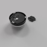 Plafon Enios PLF-63829-BK czarny Italux