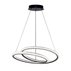 Lampa wisząca Kortia PND-64873-BK czarna Italux