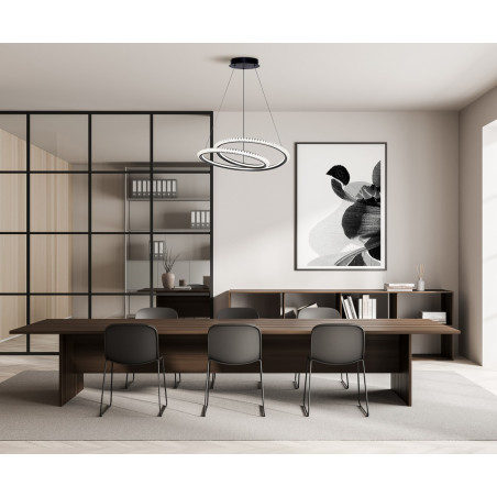 Lampa wisząca Kortia PND-64873-BK czarna Italux