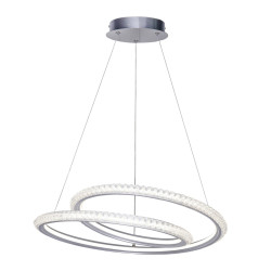 Lampa wisząca Kortia PND-64873-SILV srebrna Italux