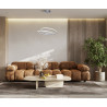 Lampa wisząca Kortia PND-64873-SILV srebrna Italux