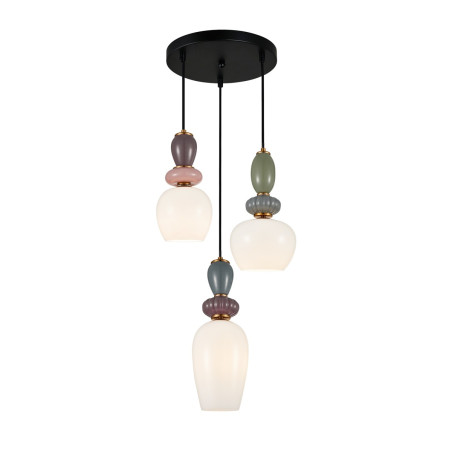 Lampa wisząca potrójna Martelo PND-36545-3-GD-WH złota Italux